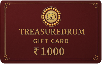 TreasureDrum Jewellery Gift Card – digital gift card design