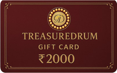 TreasureDrum Jewellery Gift Card – digital gift card design