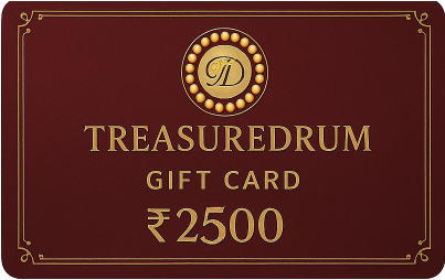 TreasureDrum Jewellery Gift Card – digital gift card design