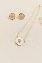 Jewelry set with necklace and earrings