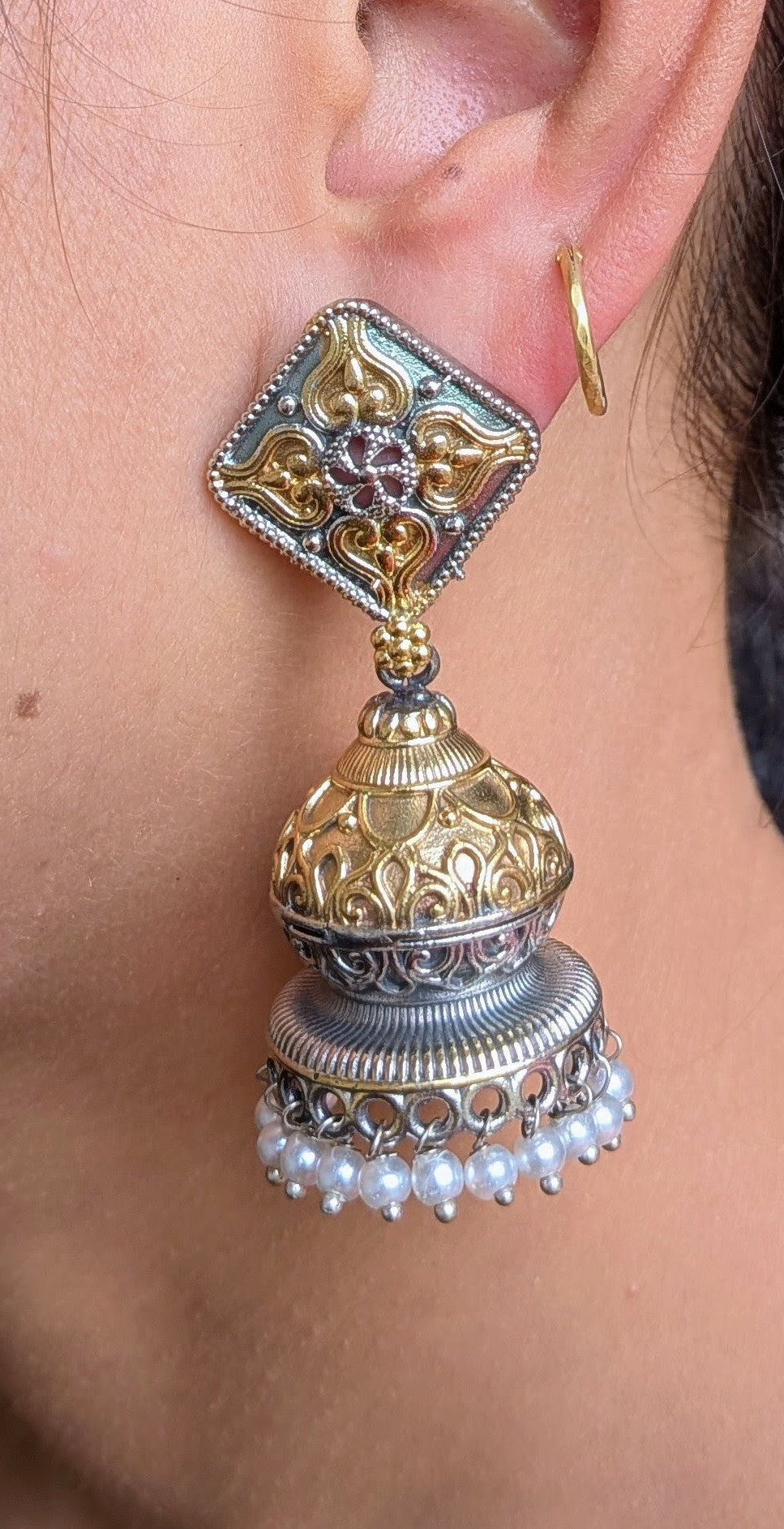 Golden Dome Jhumka Classics