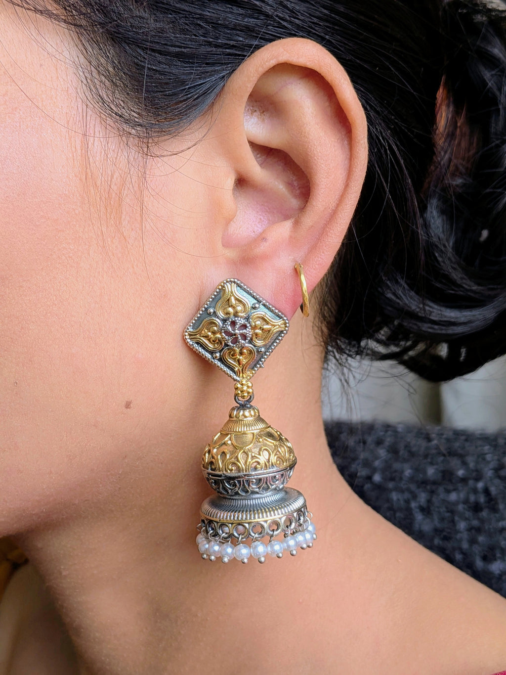 Golden Dome Jhumka Classics