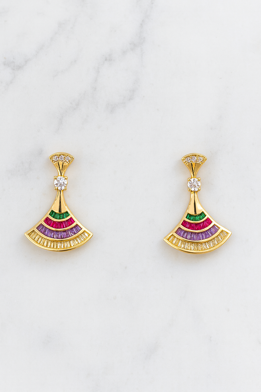 Regal Prism Fan Pendant Set