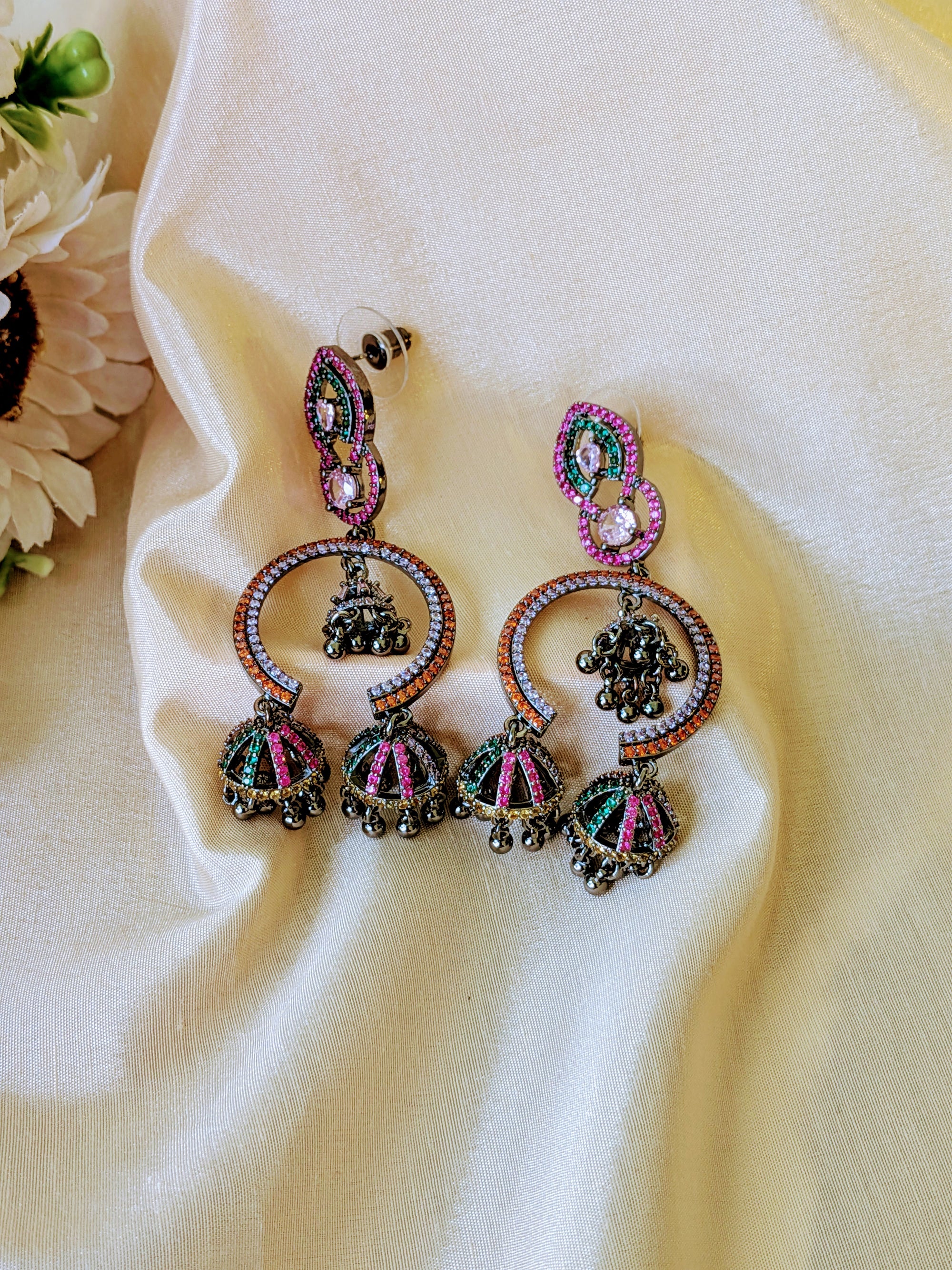 Rangrivaah Tribal Chandbaalis from TreasureDrum Jewellery