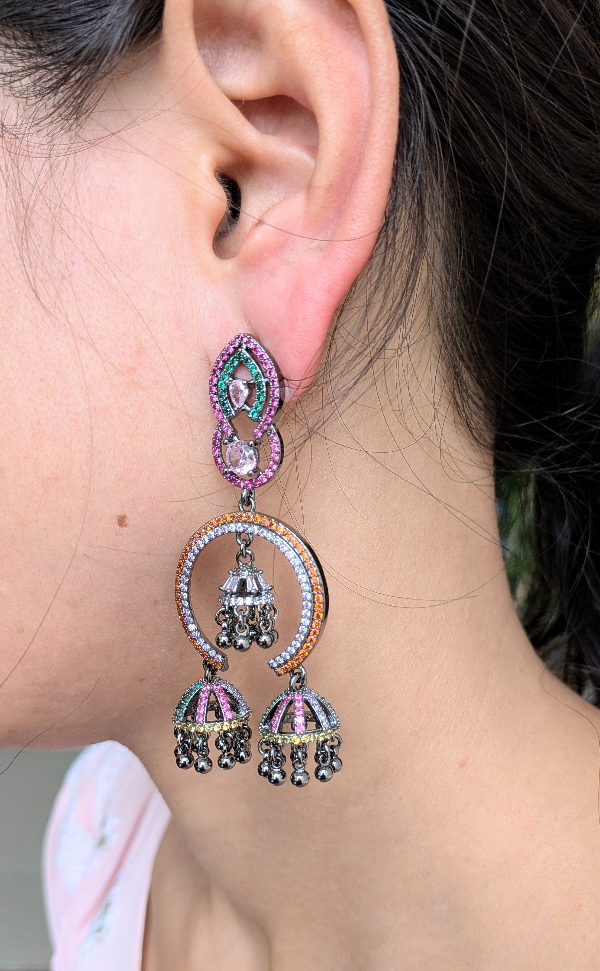 Rangrivaah Tribal Chandbaalis from TreasureDrum Jewellery