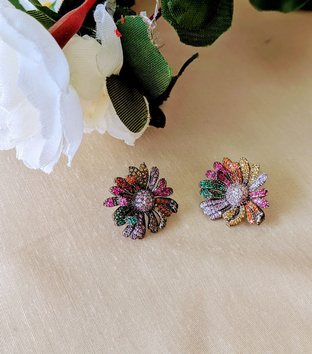 Bloomrush Studs from TreasureDrum Jewellery