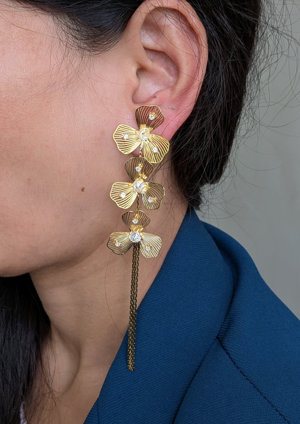 Golden Orchid Trails from TreasureDrum Jewellery