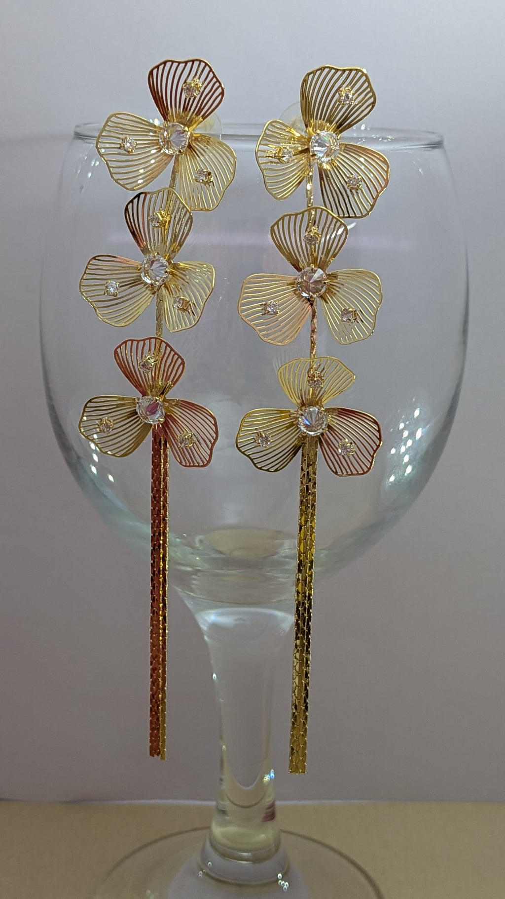 Golden Orchid Trails from TreasureDrum Jewellery