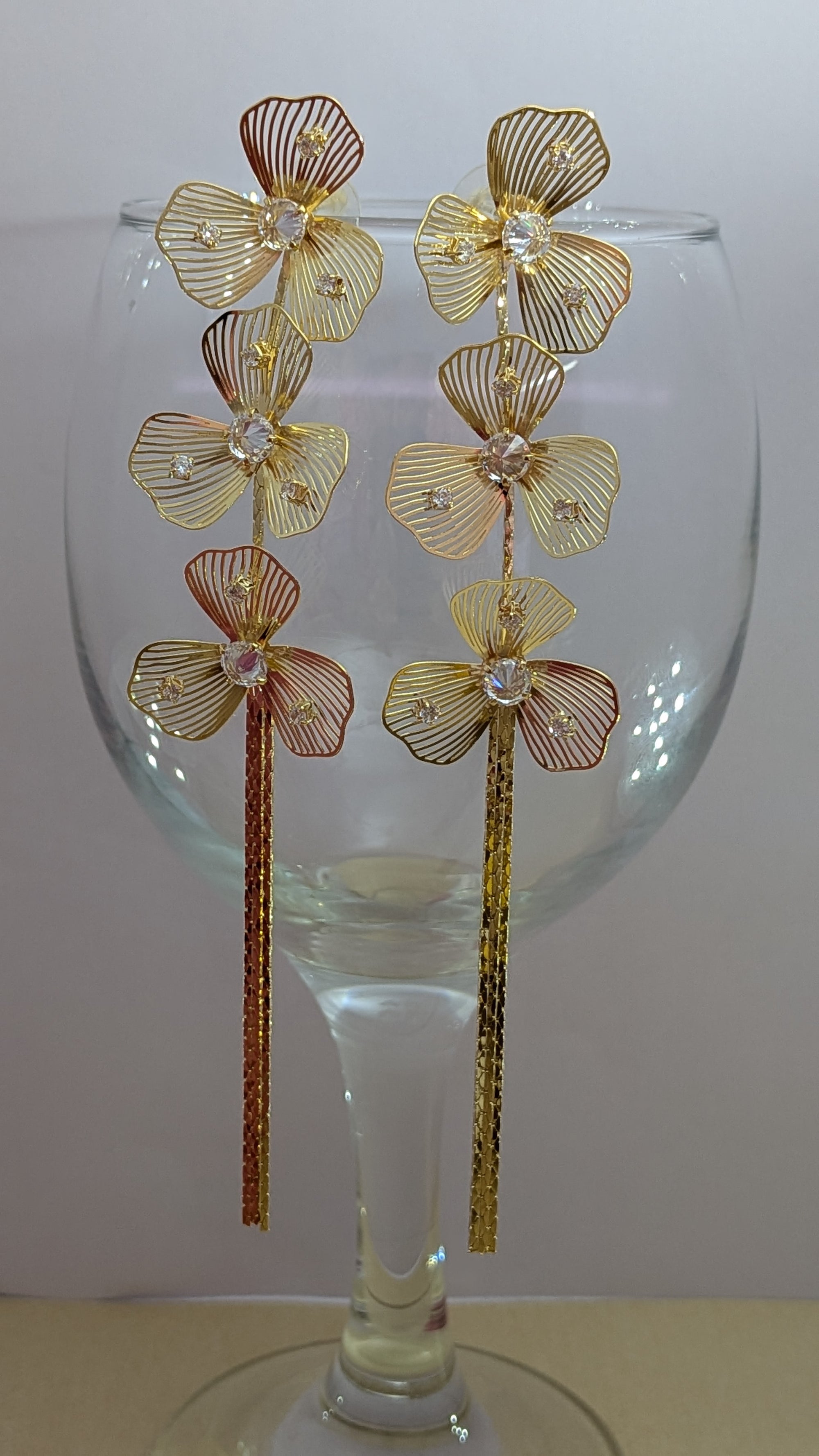 Golden Orchid Trails from TreasureDrum Jewellery