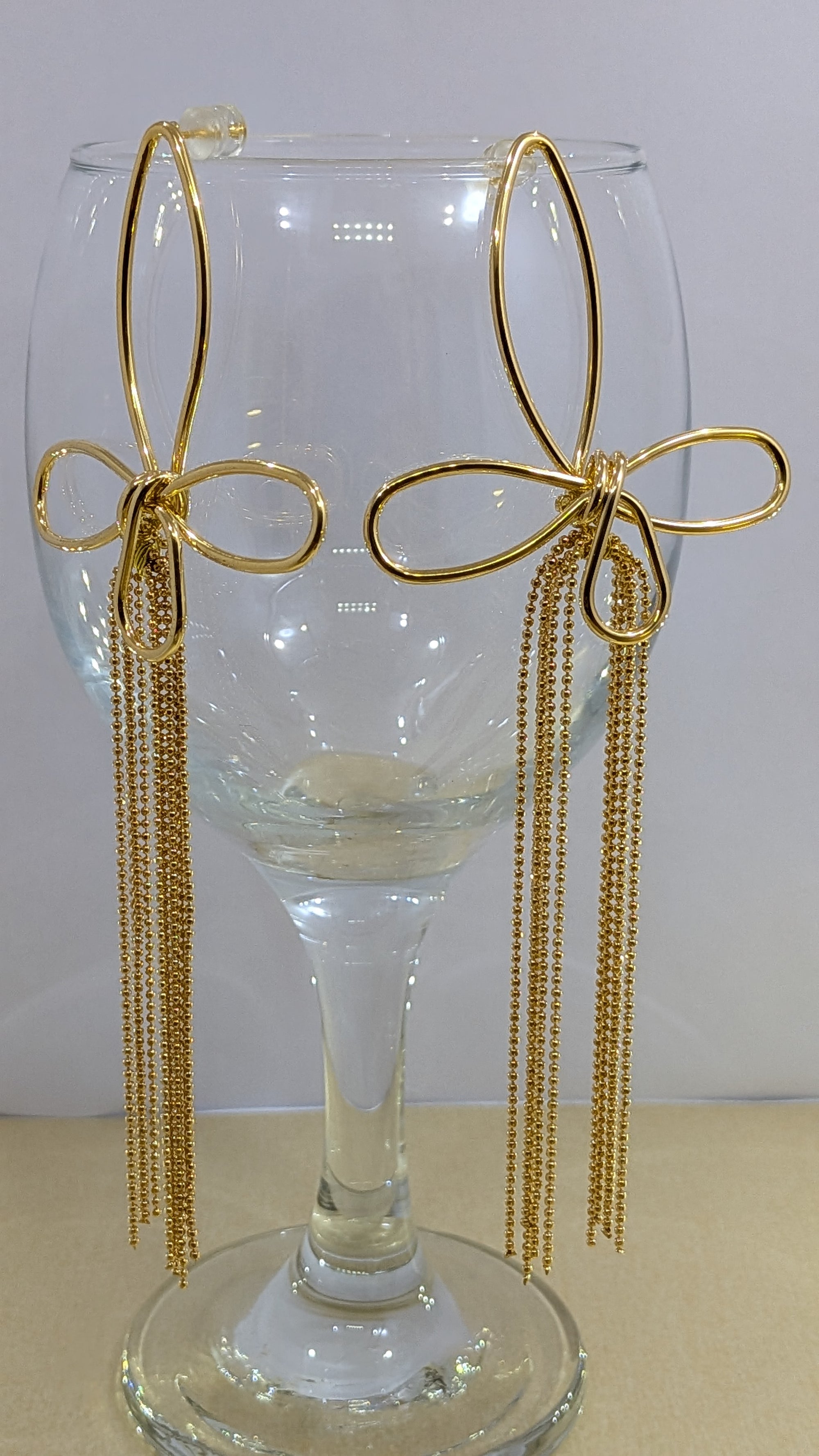 Golden Flutter Threads from TreasureDrum Jewellery