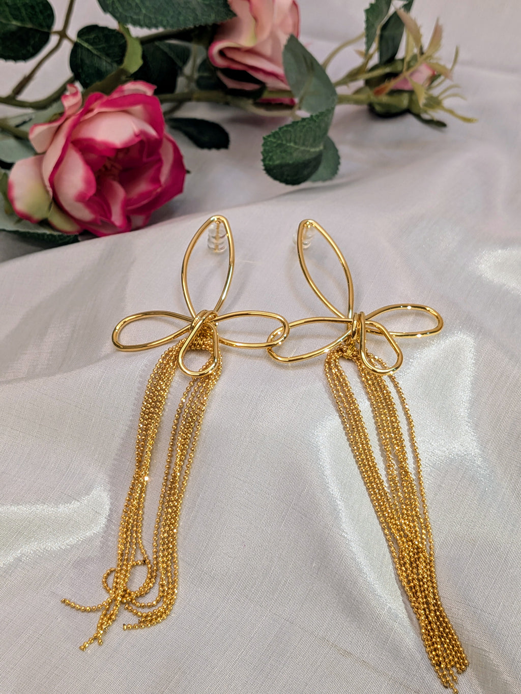 Golden Flutter Threads from TreasureDrum Jewellery