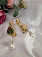 Golden Echo Pearl Drop from TreasureDrum Jewellery