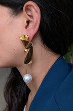 Golden Echo Pearl Drop from TreasureDrum Jewellery