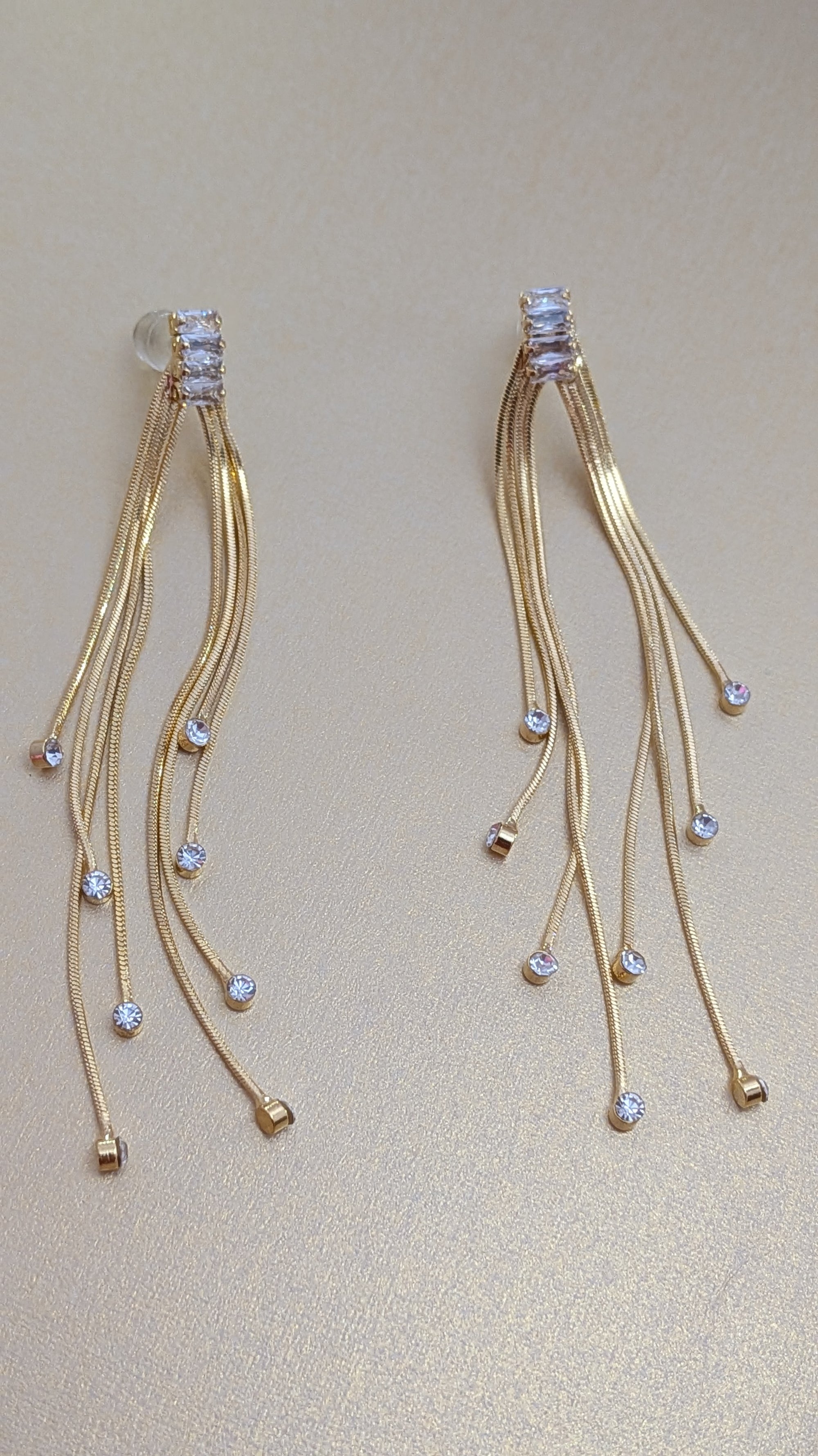 Golden Cascade Strings from TreasureDrum Jewellery