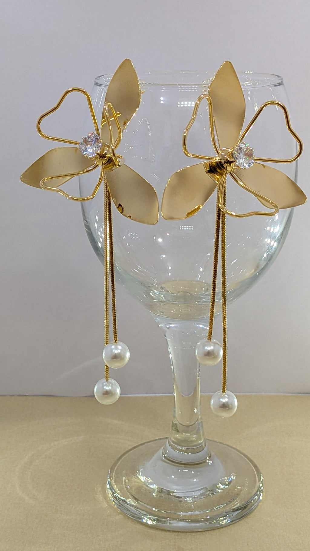 Pearl Bloom Tassel Drops  from TreasureDrum Jewellery