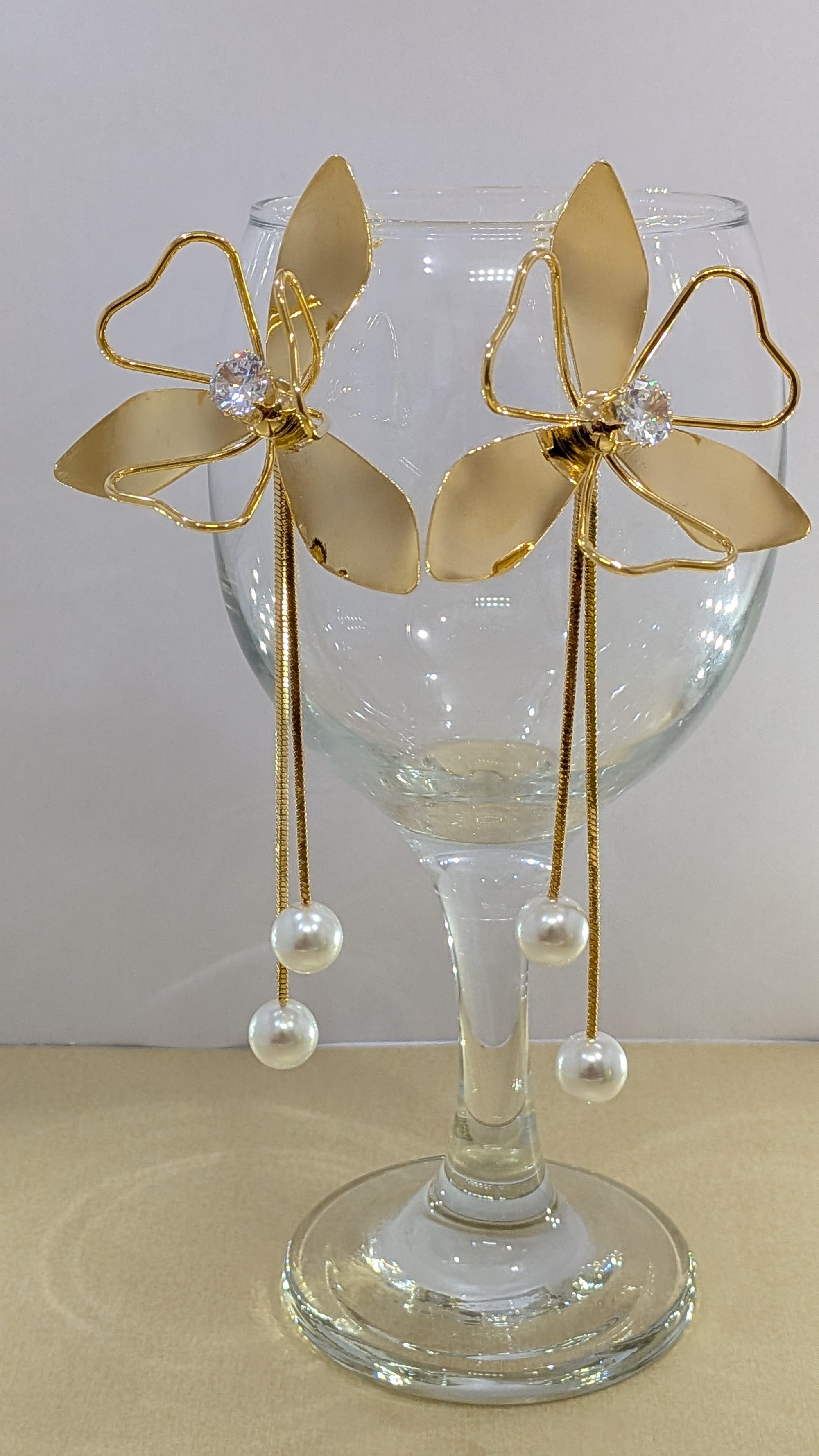 Pearl Bloom Tassel Drops  from TreasureDrum Jewellery