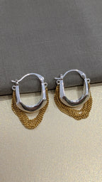 Duodrape Hoops from TreasureDrum Jewellery