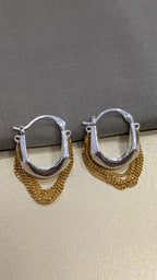 Duodrape Hoops from TreasureDrum Jewellery