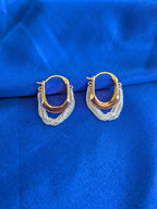 Duodrape Hoops from TreasureDrum Jewellery