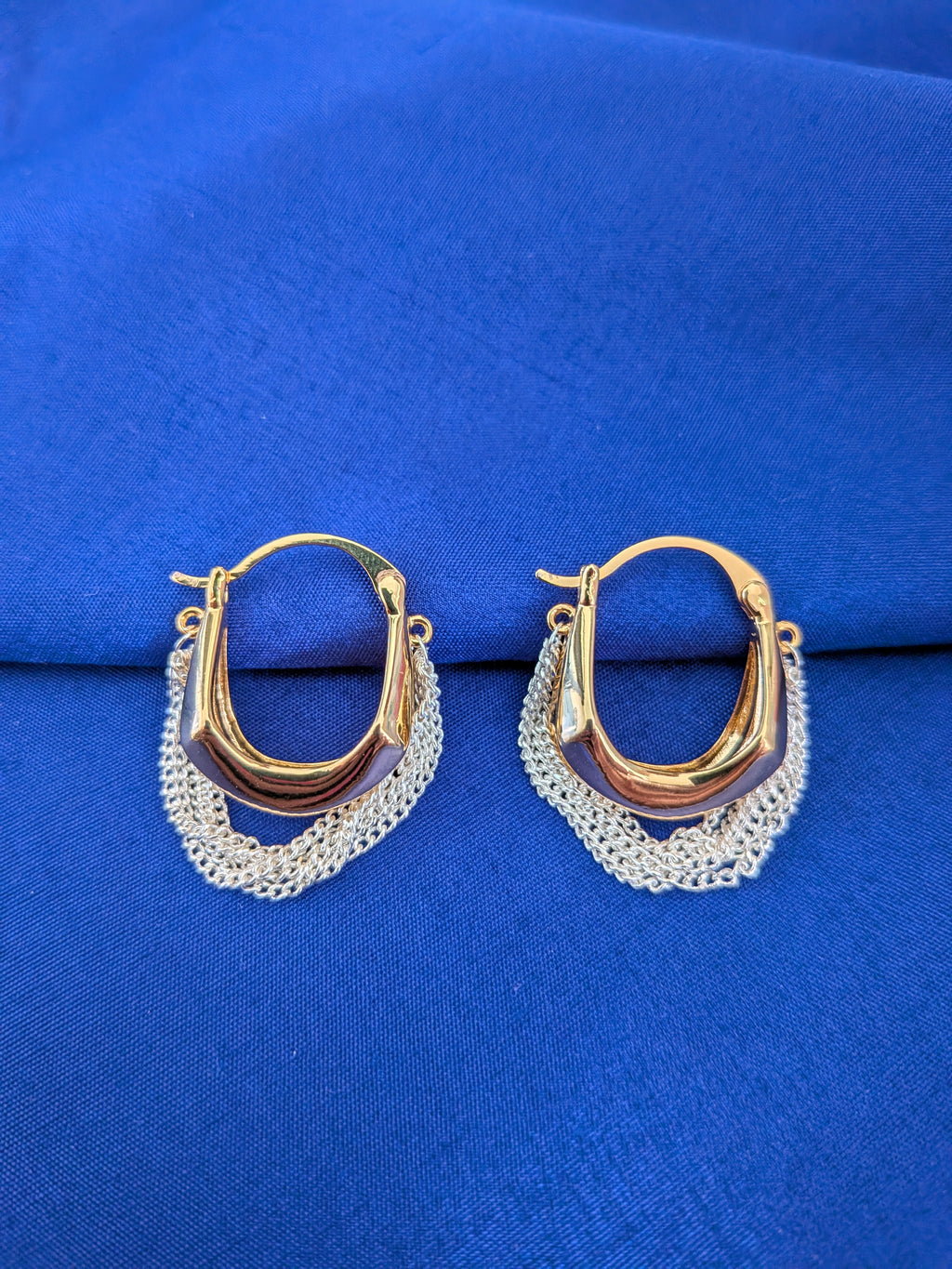 Duodrape Hoops from TreasureDrum Jewellery