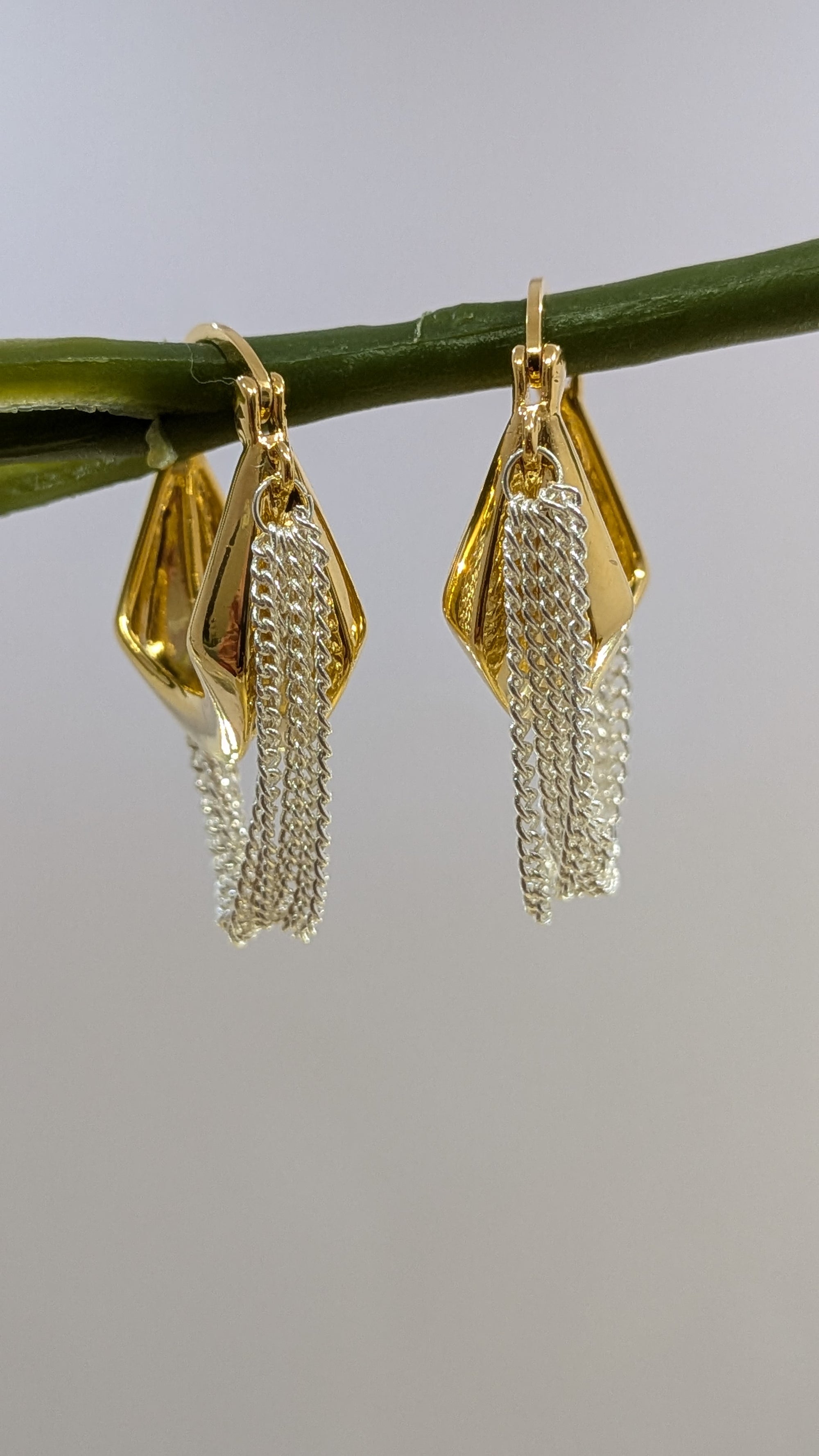 Duodrape Hoops from TreasureDrum Jewellery