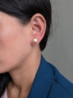 Lustra Pearl Studs from TreasureDrum Jewellery