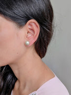 Lustra Pearl Studs from TreasureDrum Jewellery