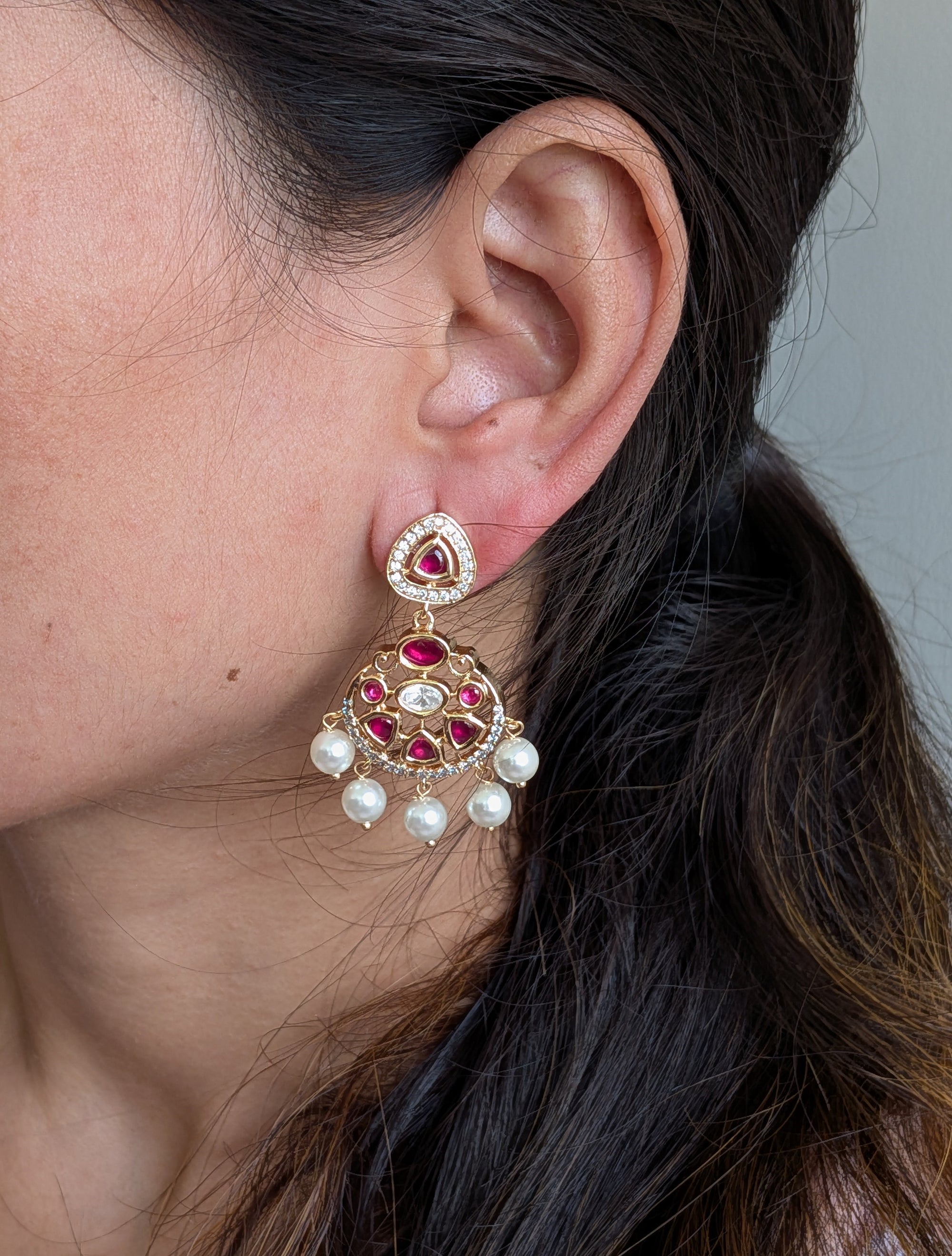 Rang Mahal Earrings  from TreasureDrum Jewellery