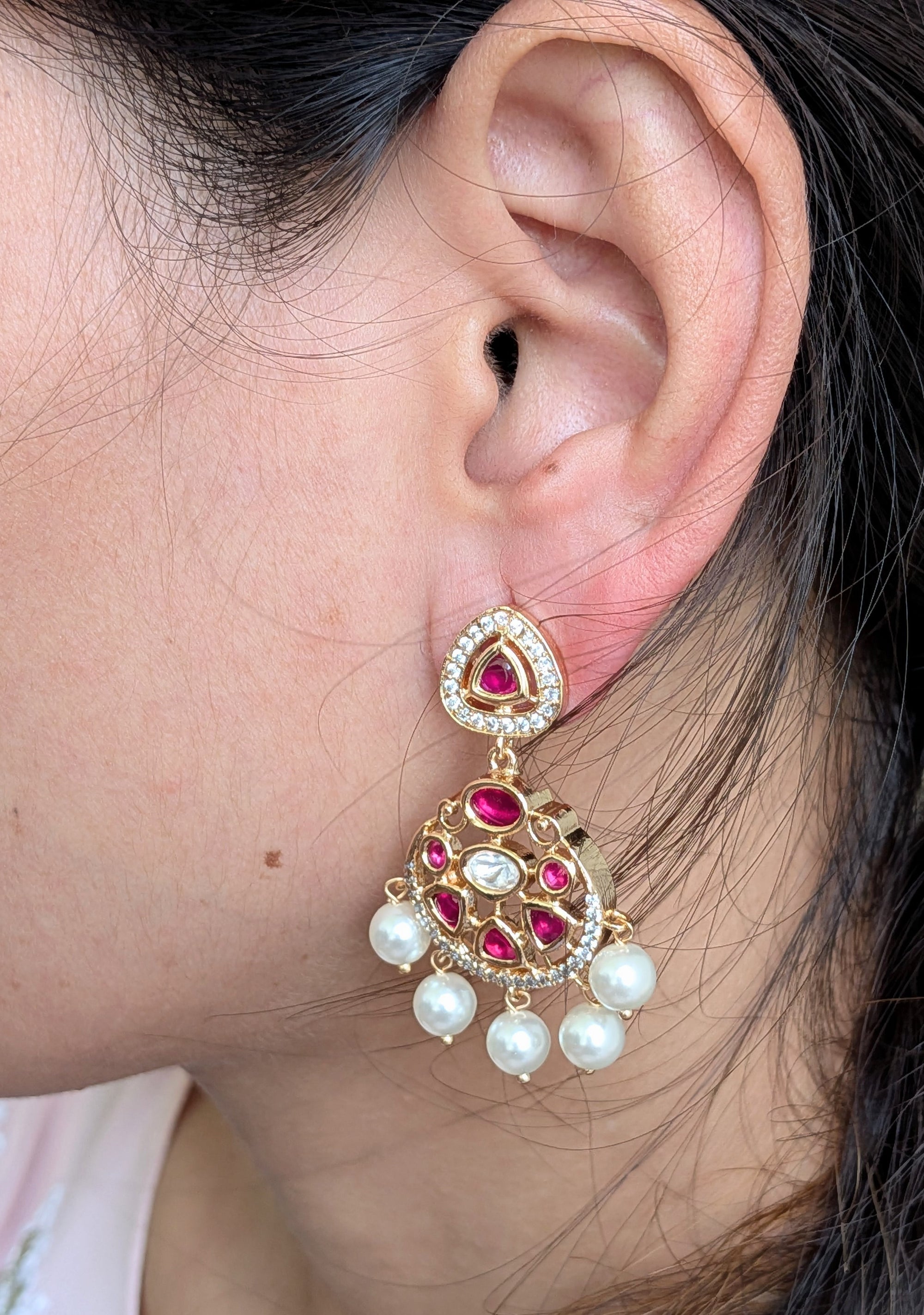 Rang Mahal Earrings  from TreasureDrum Jewellery