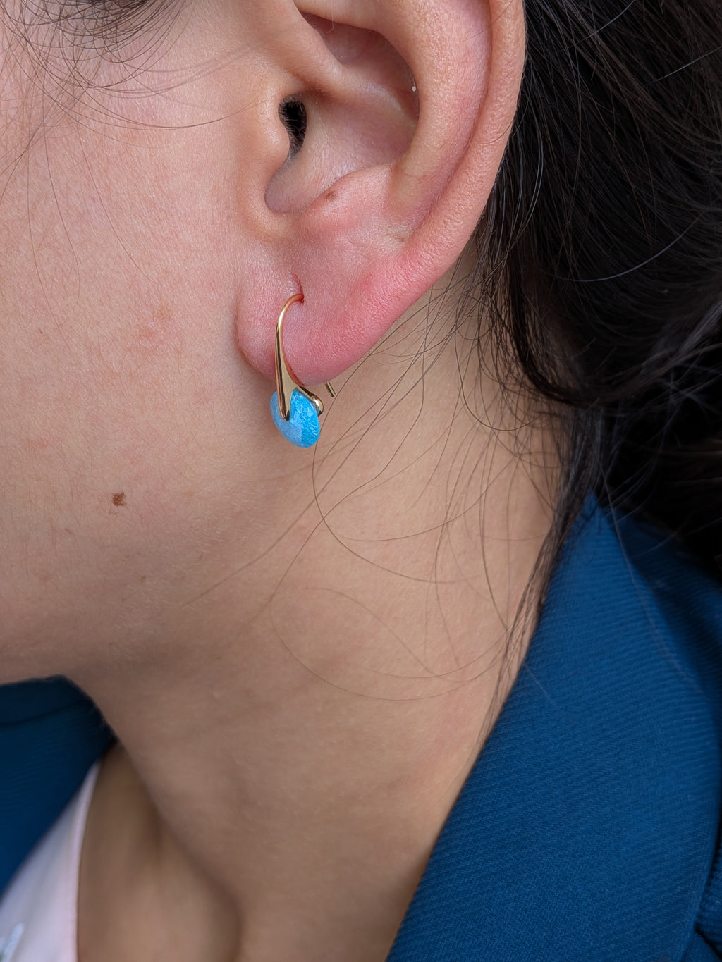 Aurora Dot Drop Earrings from TreasureDrum Jewellery
