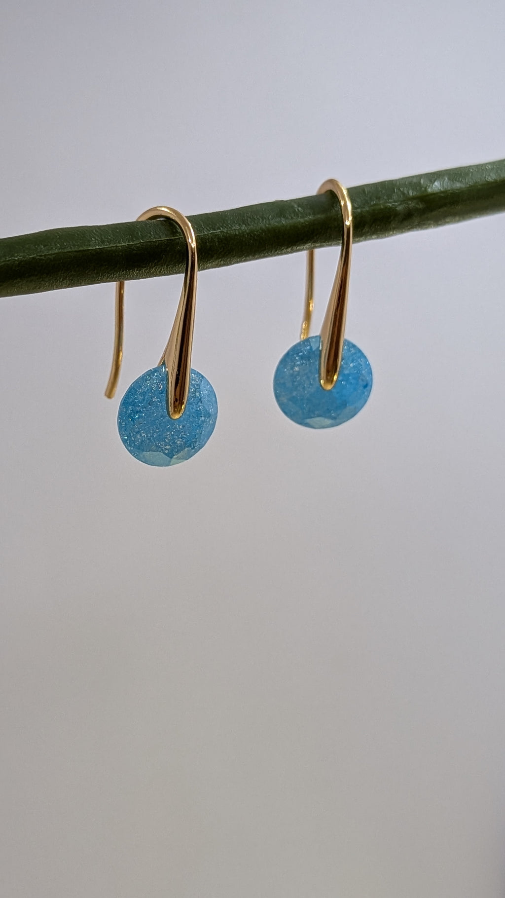 Aurora Dot Drop Earrings from TreasureDrum Jewellery