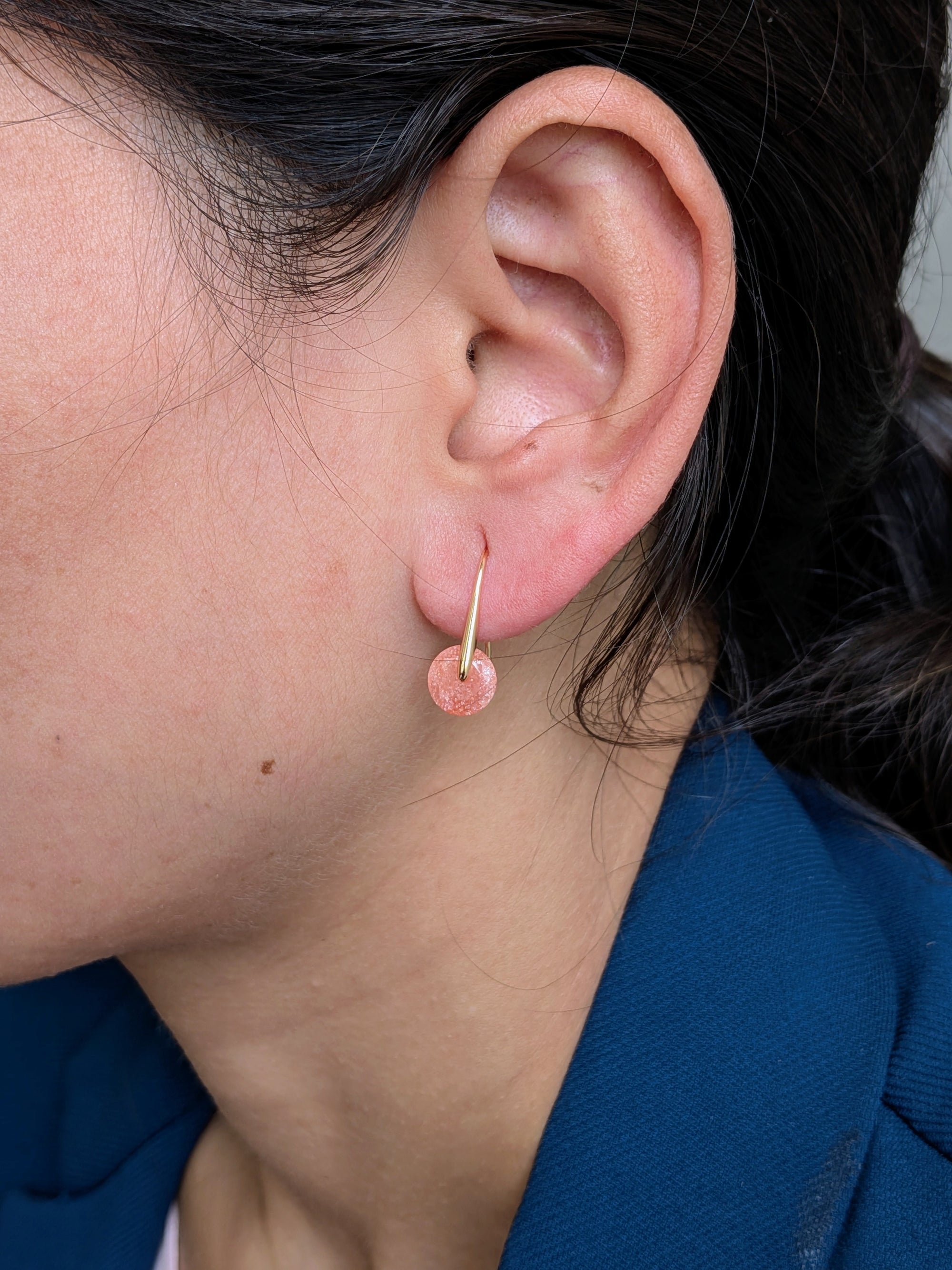 Aurora Dot Drop Earrings from TreasureDrum Jewellery