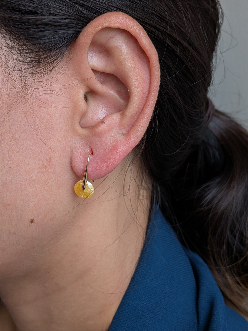 Aurora Dot Drop Earrings from TreasureDrum Jewellery