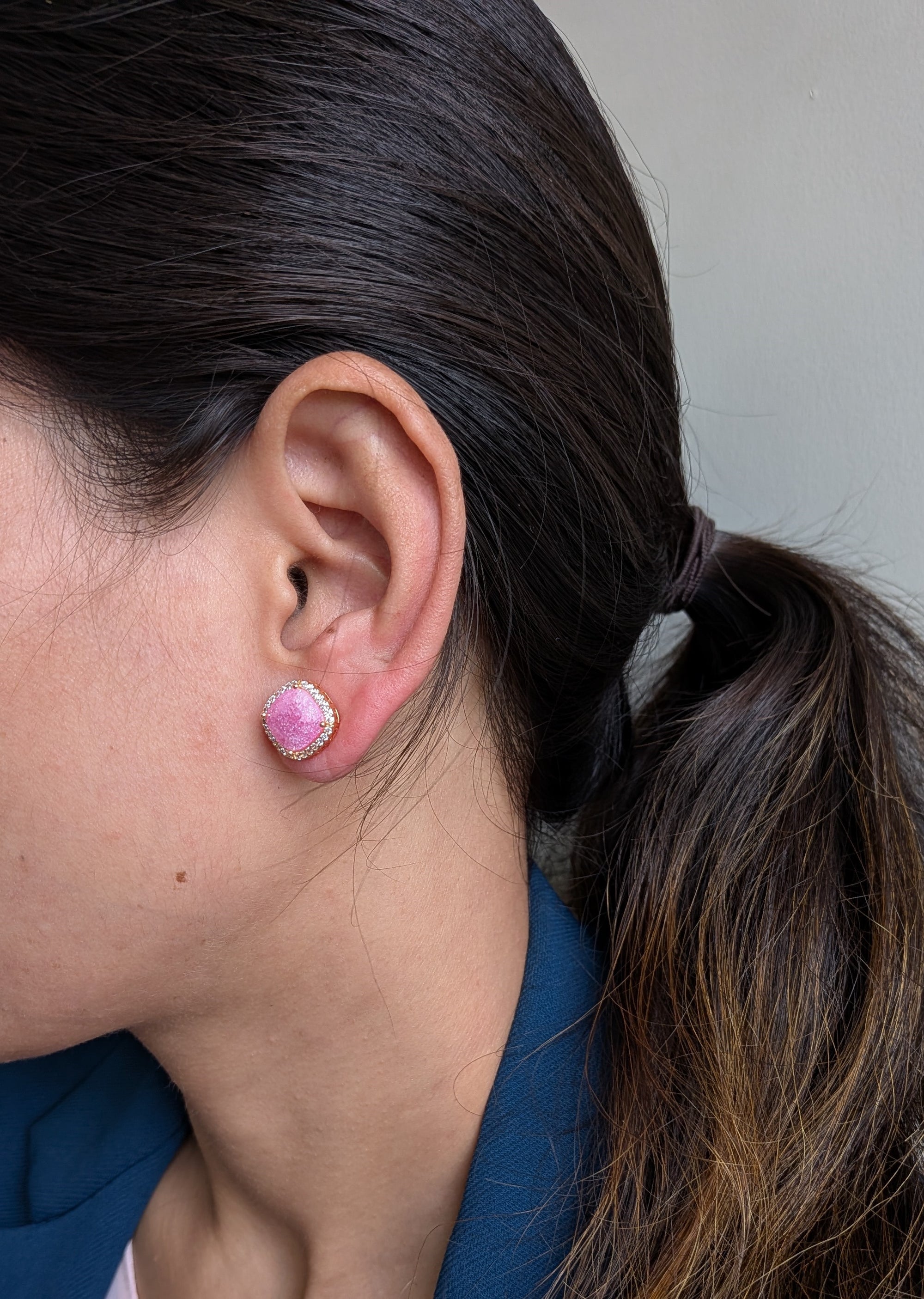 Crystal Cove Studs from TreasureDrum Jewellery