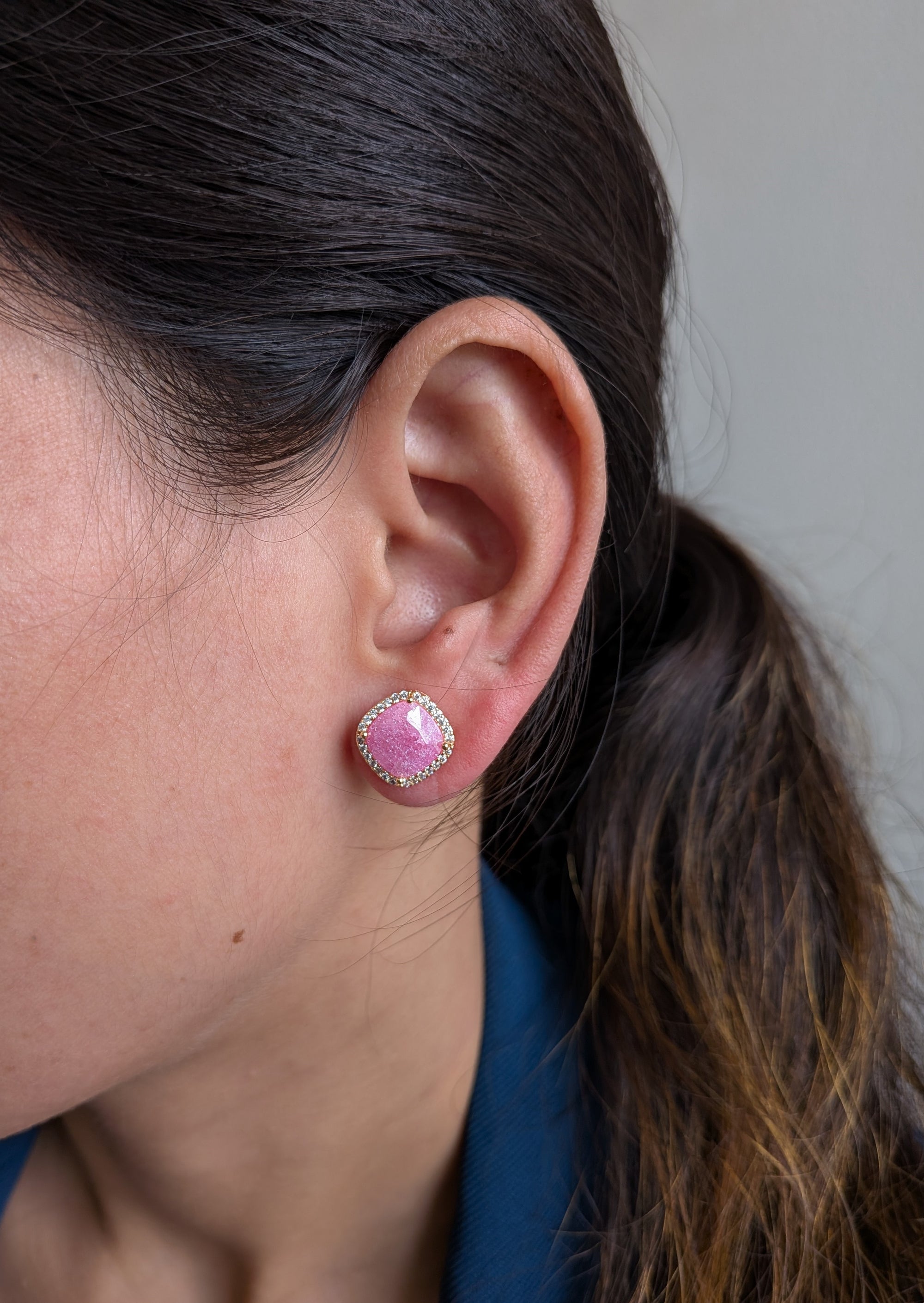 Crystal Cove Studs from TreasureDrum Jewellery