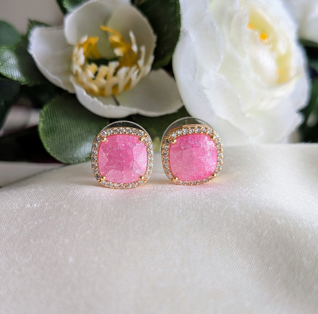 Crystal Cove Studs from TreasureDrum Jewellery