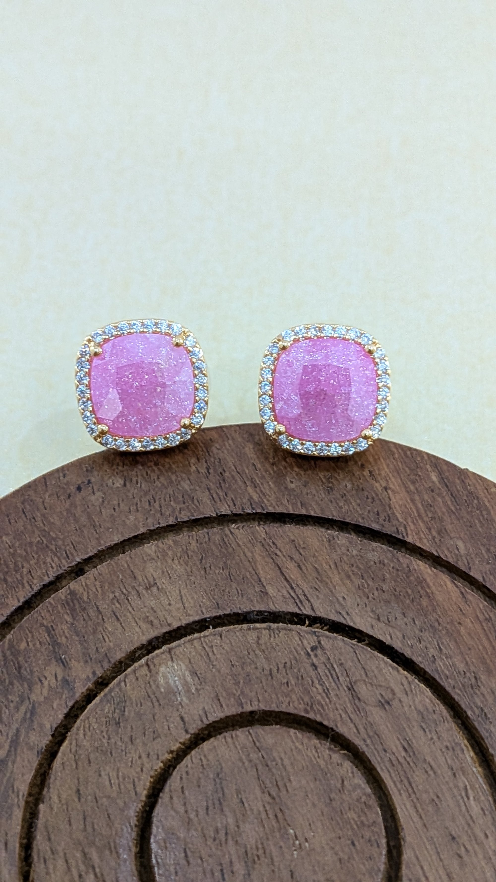 Crystal Cove Studs from TreasureDrum Jewellery