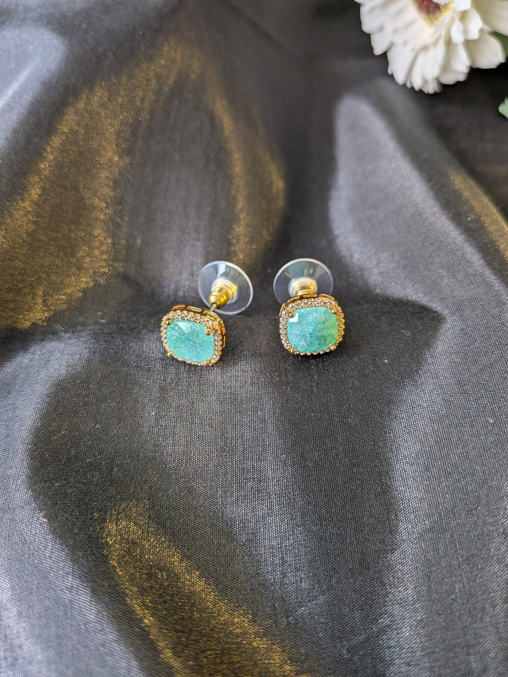 Crystal Cove Studs from TreasureDrum Jewellery