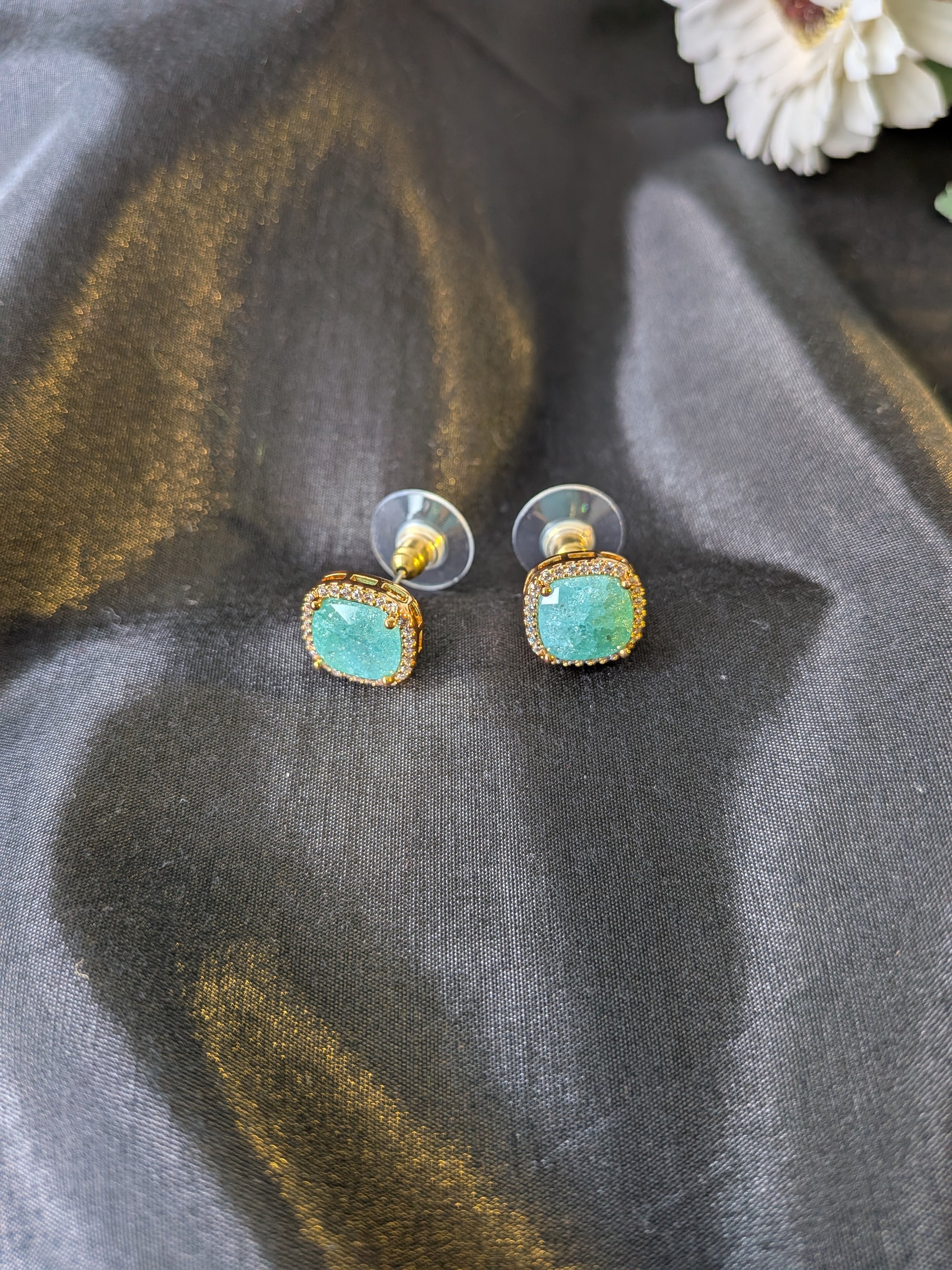 Crystal Cove Studs from TreasureDrum Jewellery