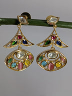 Navrang Dome Drops  from TreasureDrum Jewellery