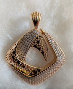 Auraedge Geometric  pendant set from TreasureDrum Jewellery