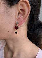 Royal Glimmer Drop Earrings from TreasureDrum Jewellery