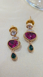 Royal Glimmer Drop Earrings from TreasureDrum Jewellery