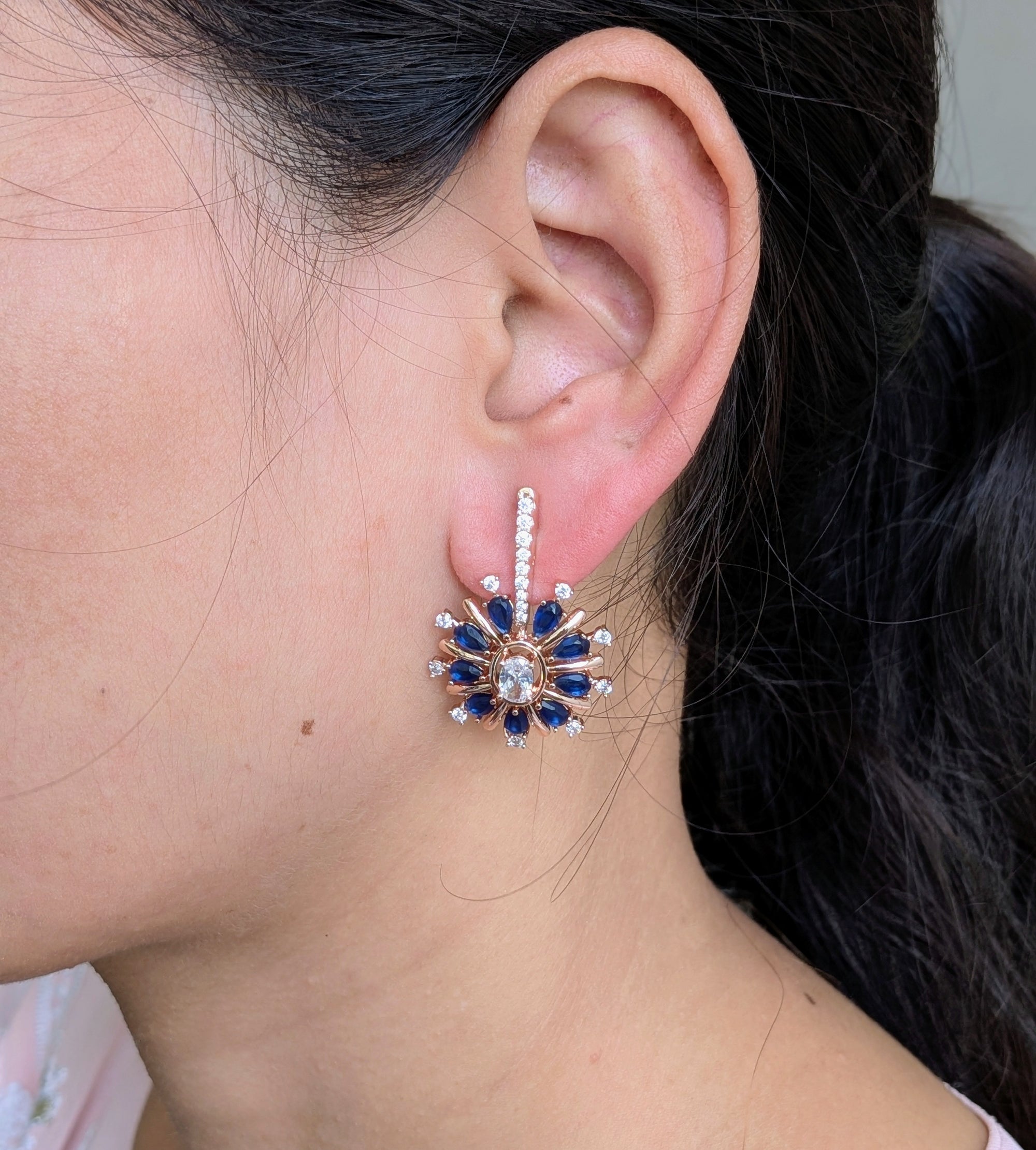 Midnight Radiance Drops  from TreasureDrum Jewellery