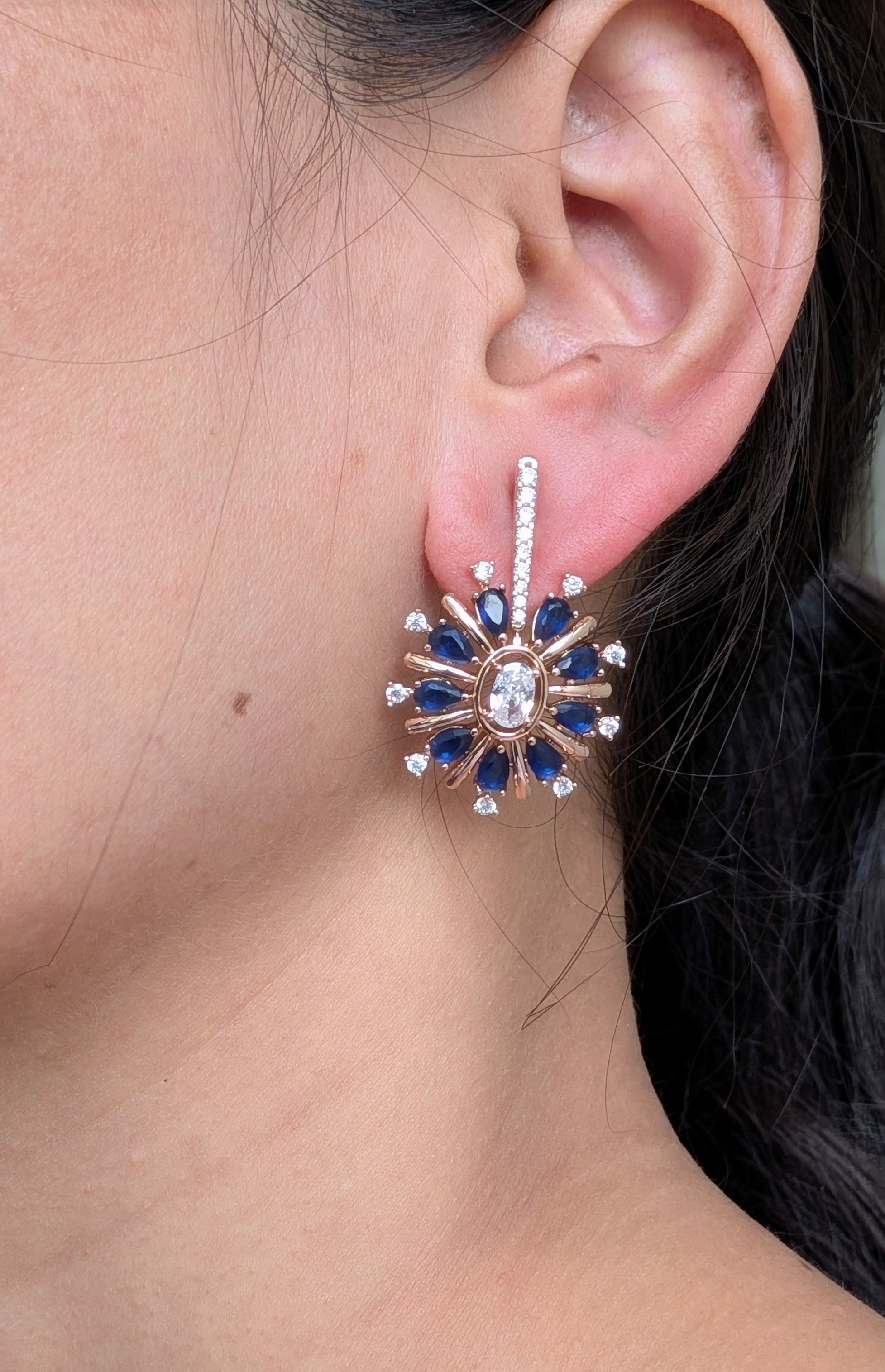 Midnight Radiance Drops  from TreasureDrum Jewellery