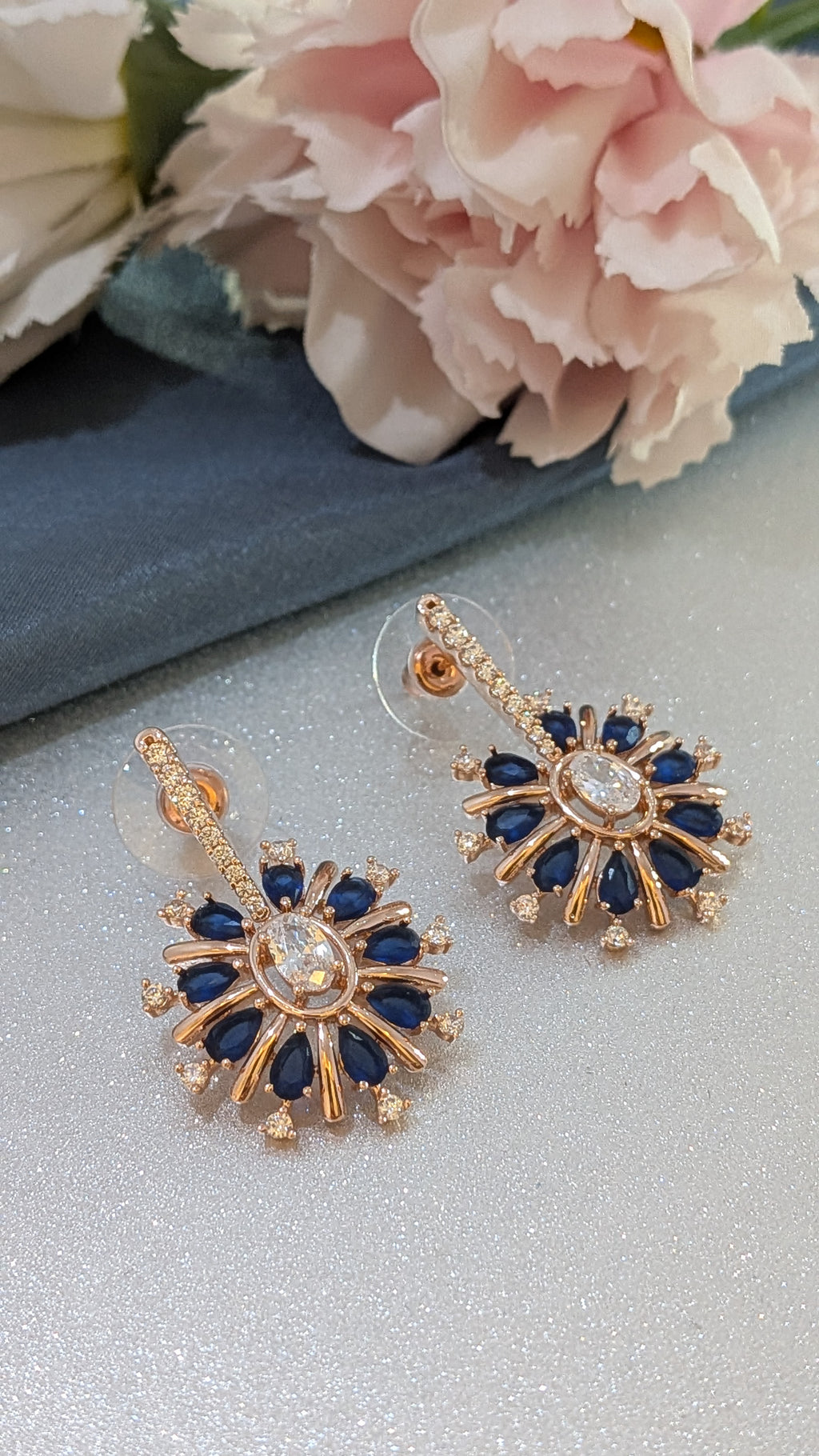 Midnight Radiance Drops  from TreasureDrum Jewellery