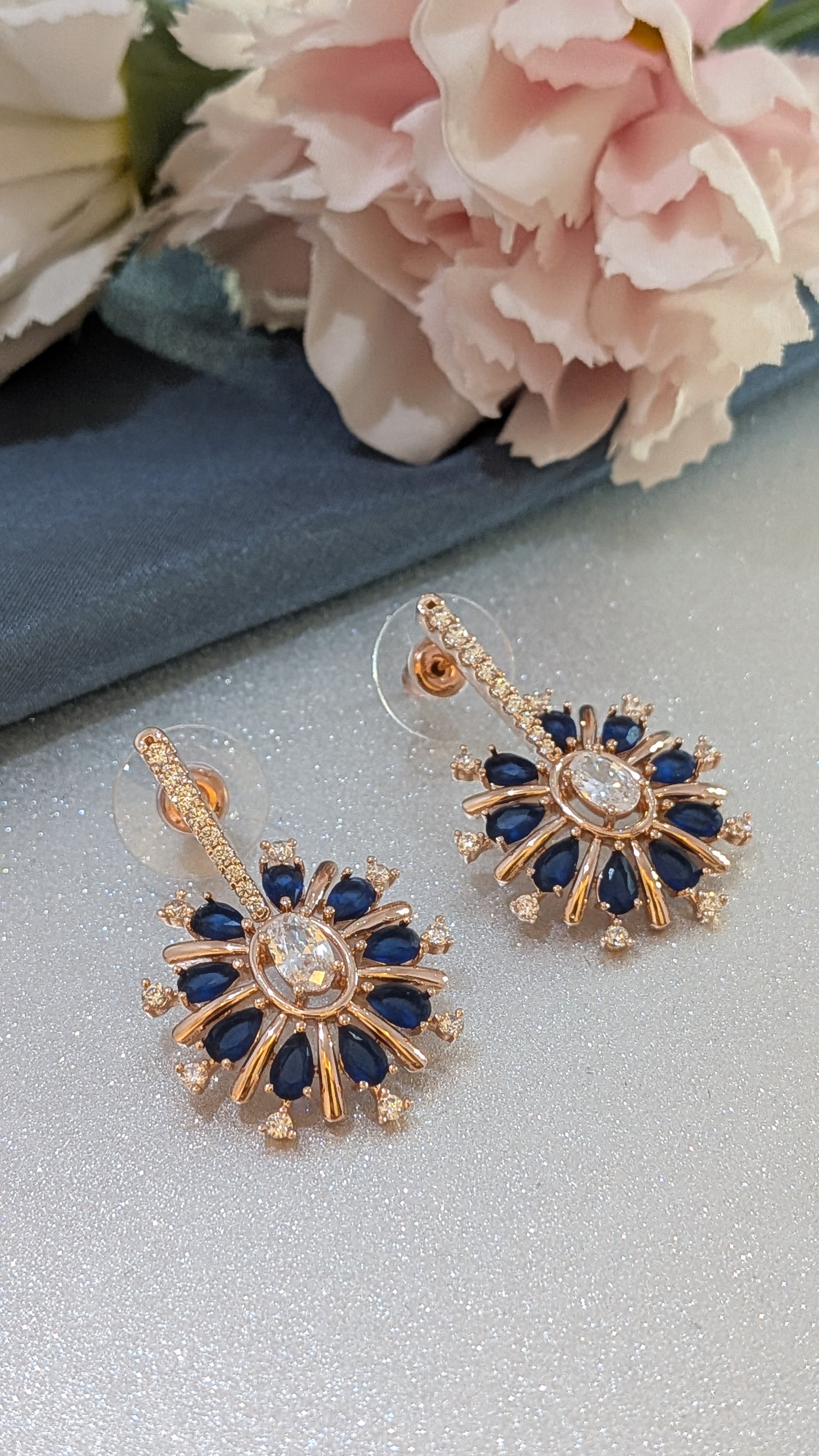 Midnight Radiance Drops  from TreasureDrum Jewellery