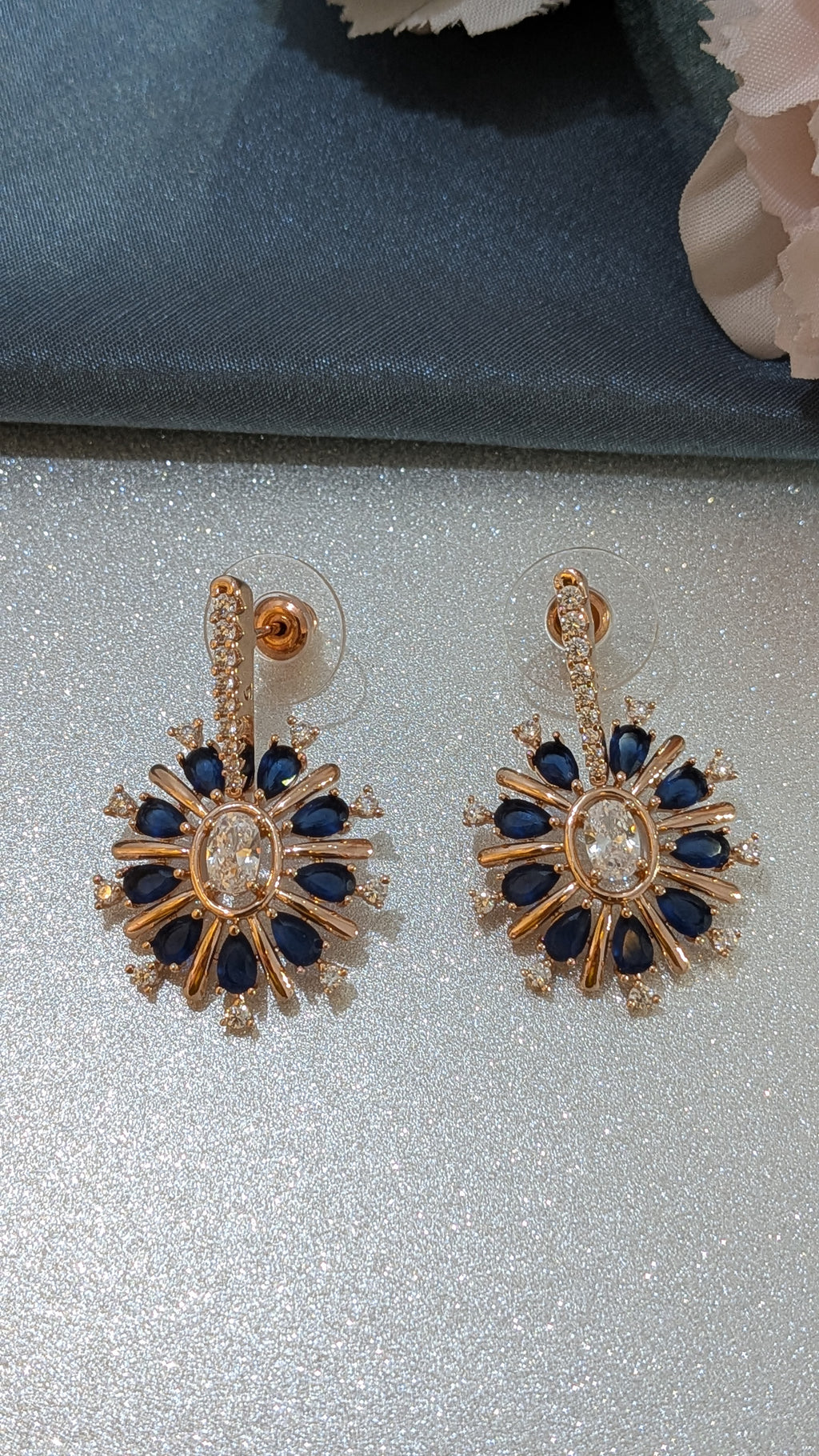 Midnight Radiance Drops  from TreasureDrum Jewellery