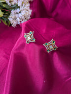 Emerald Empress Studs from TreasureDrum Jewellery