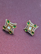 Emerald Empress Studs from TreasureDrum Jewellery